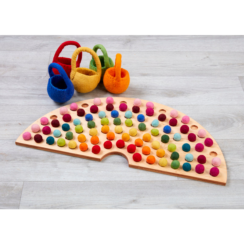 Filzkugel Regenbogenmacher