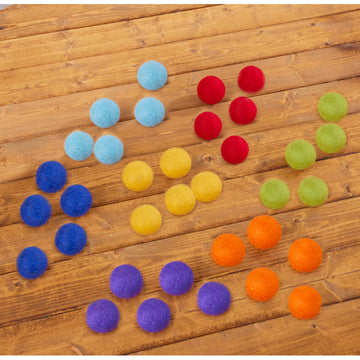 pattern balls - rainbow