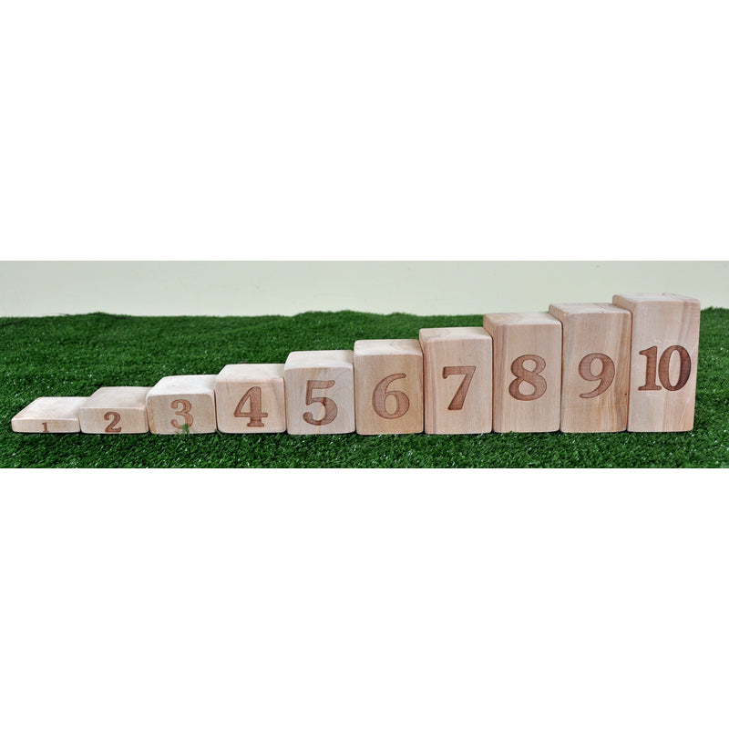 Proportionale Zahlenblöcke 1-10 (11 Teile)