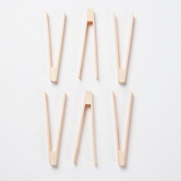 Wooden Tweezers (6pk)