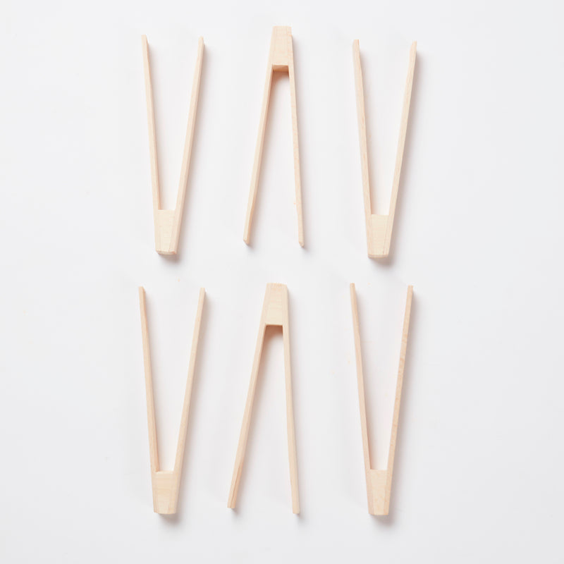 Wooden Tweezers (6pk)