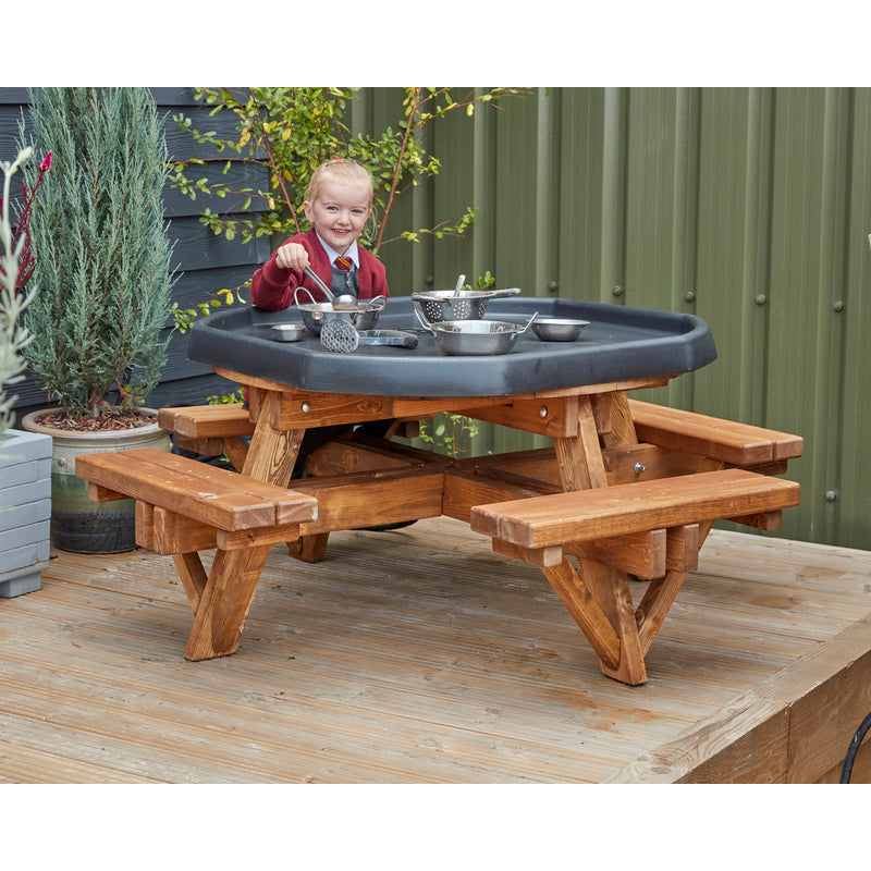 Tuff Spot freundliche Picknickbank (8 Sitze)