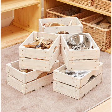 Alle Holzgreifkisten (6er-Pack)