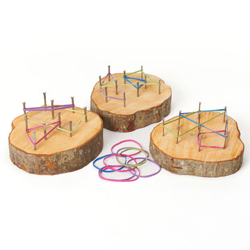 Mini Rustikale Geo-Boards (3er-Pack)