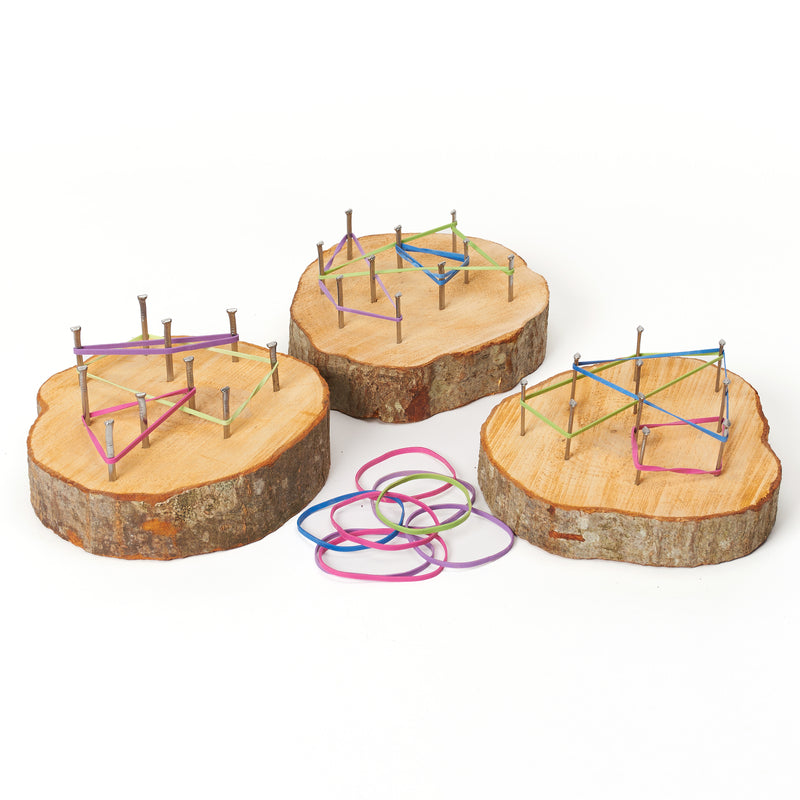 Mini Rustikale Geo-Boards (3er-Pack)
