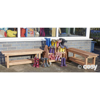 Outdoor-Bänke (2er-Pack)