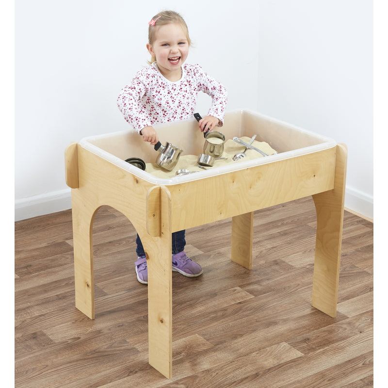 Hoher Packaway Sandkasten mit Tablett