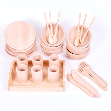 Grosses Naturtee-Set