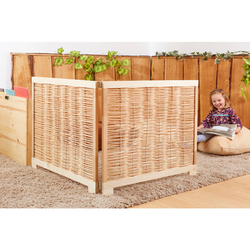Rattan Raumteiler