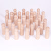 Einfache Holzfiguren (30er-Pack)