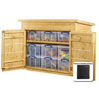 Grosser und reichhaltiger 9-Box-Lager