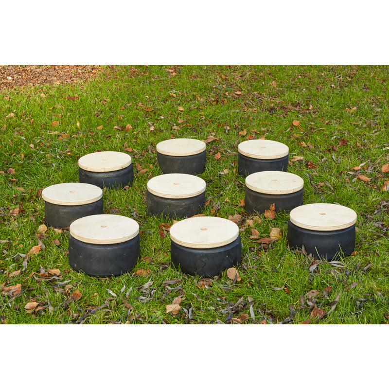 Mini Reifen Stepping Kreise (10er-Pack)