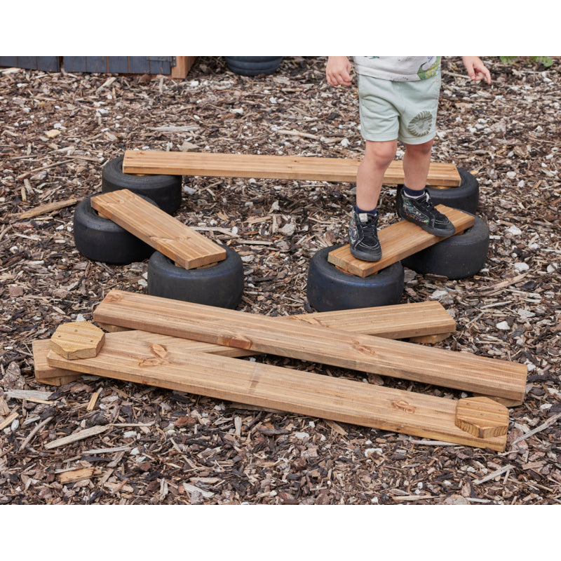 Tyre walking planks