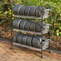 Kleines Reifen Pit Stop Wagen Set (Wagen & Reifen)