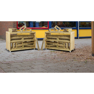 Kreativbau- und Blockwagen - Komplettset (2 Teile)