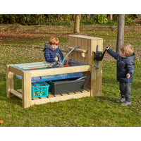 Pumpen rein, Pumpen raus, Doppel-Pumpstation
