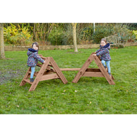 Einfach stabiles Treppenset (4 Rahmen & 4 Planken)