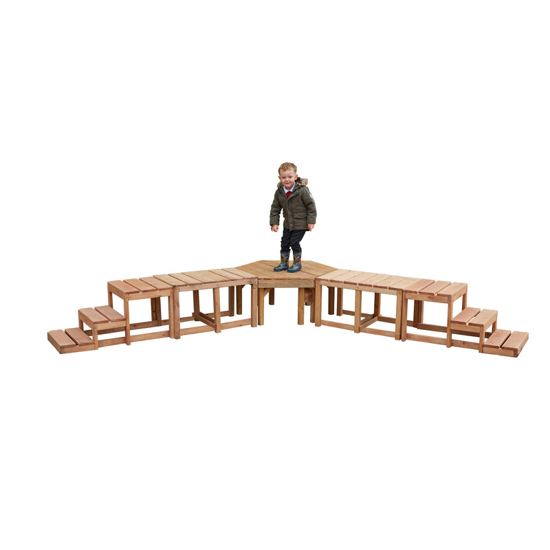 Erhöhte Gehweg-Ausrüstung