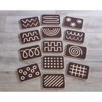 Mini Schwarzes Handschrift-Set (13 Teile)