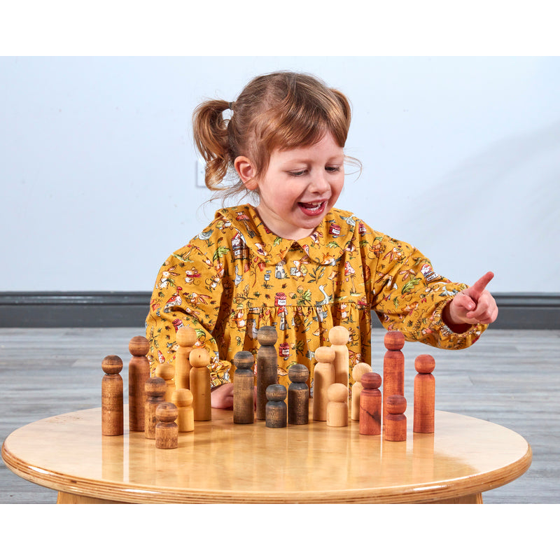 Multikulturelle Holzfiguren (20er-Pack)