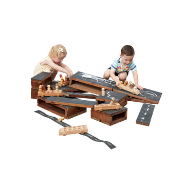 Kreidetafel Hohlblöcke (11 Teile)