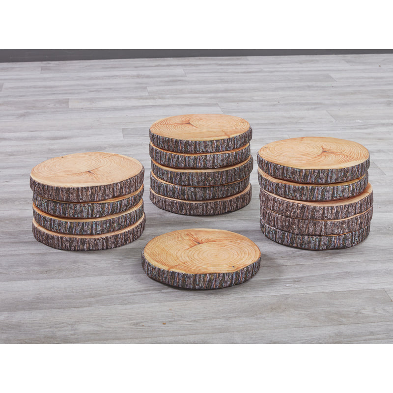 Log-Scheiben-Kissen (15er Pack)