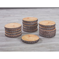 Log-Scheiben-Kissen (15er Pack)