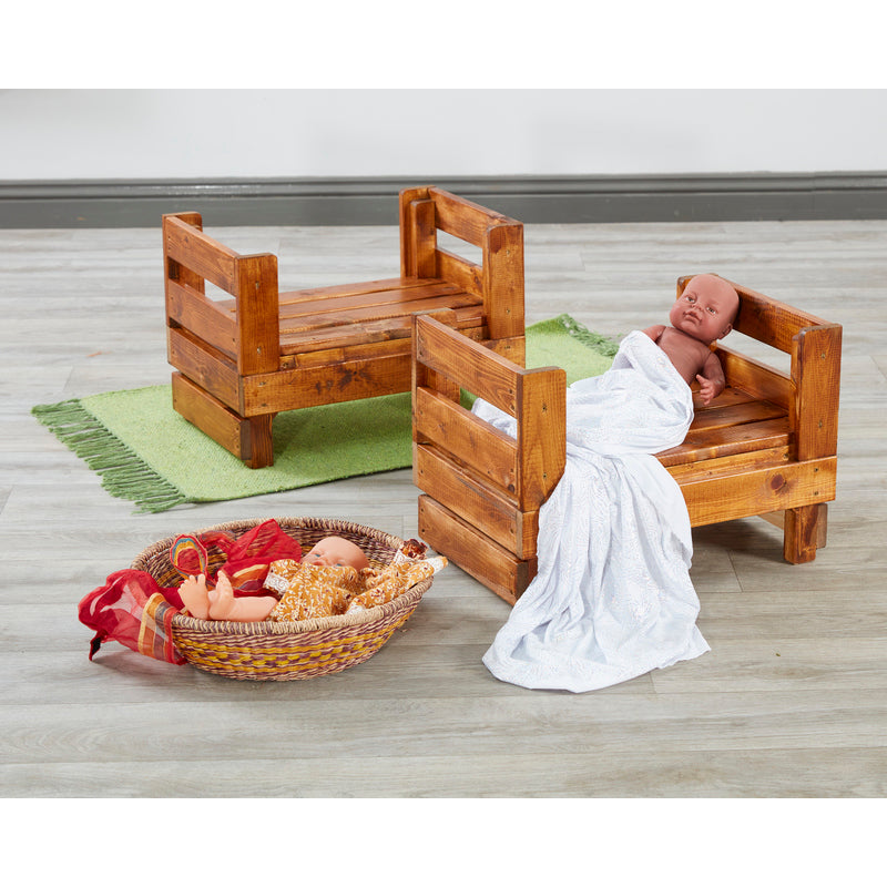 Holzkisten in H-Form (4er-Pack)