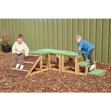 Gras Plattform Trio (3er-Pack)