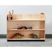 Schlankes doppelseitiges Regal