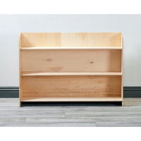 Schlankes doppelseitiges Regal