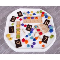 feltalas loose parts rainbow chunks