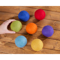 Large Pom Pom Rainbow Felt Balls