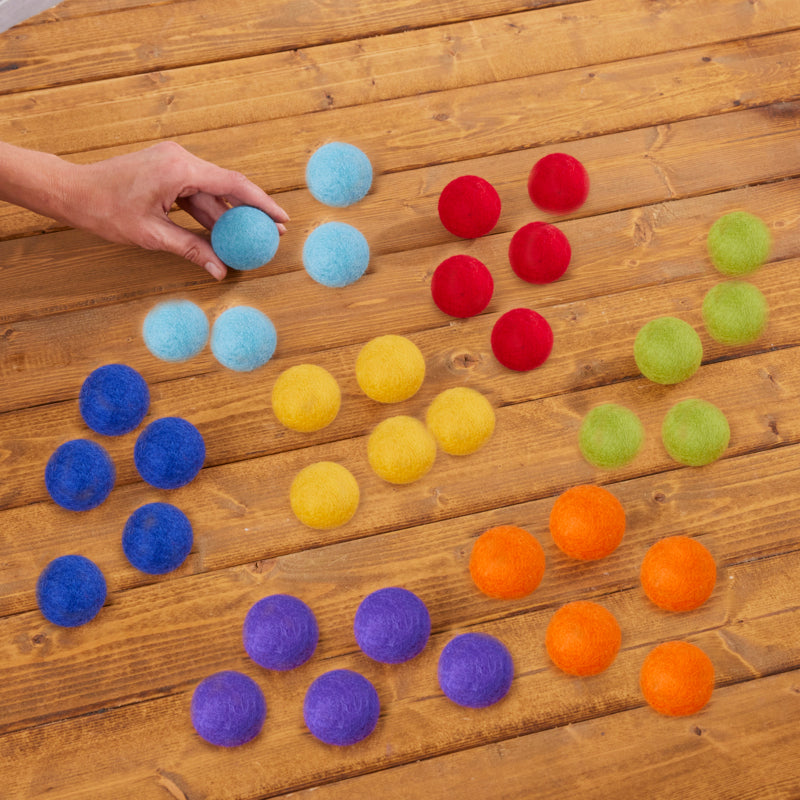 pattern balls - rainbow
