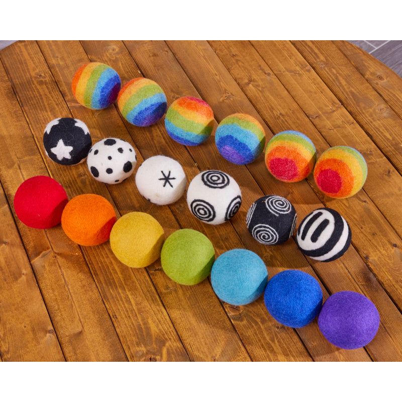 pattern balls - rainbow